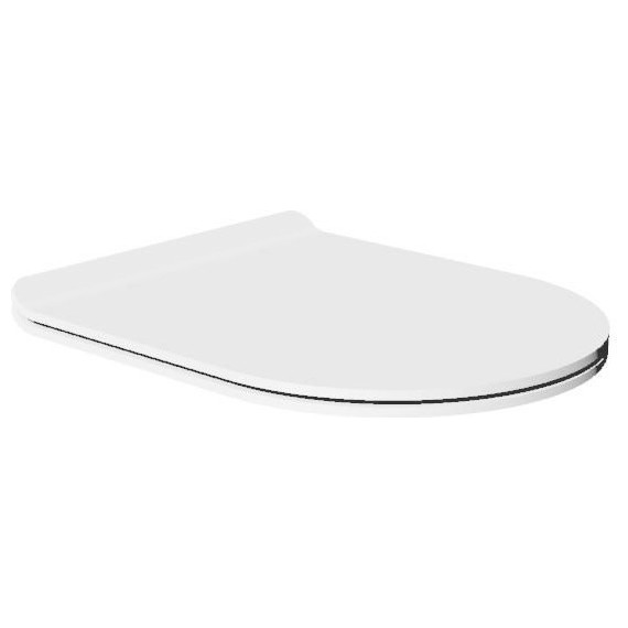 Сиденье с крышкой для унитаза Kerama Marazzi Plaza Modern микролифт PLMR.seat.02\WHT - фото 
