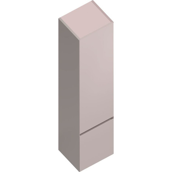 Пенал подвесной Kerama Marazzi Cubo 35 см CU.165Rh\MAL, мальва - фото 