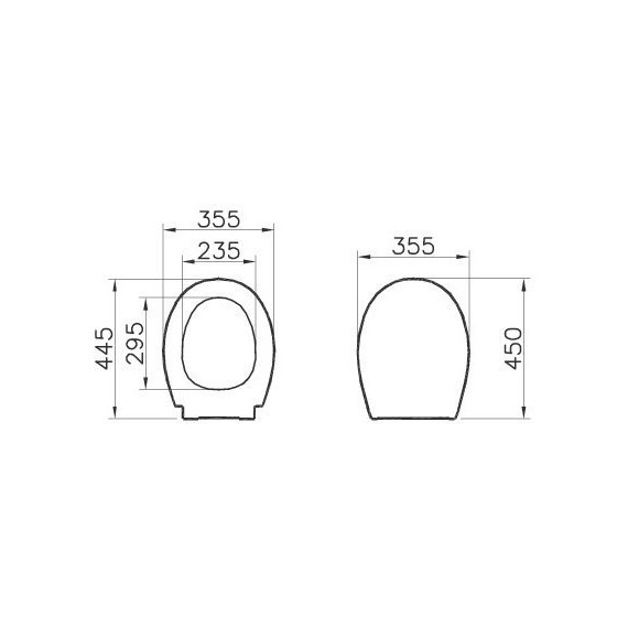 Сиденье с крышкой для унитаза Vitra Universal микролифт 84-003-019 - фото 2
