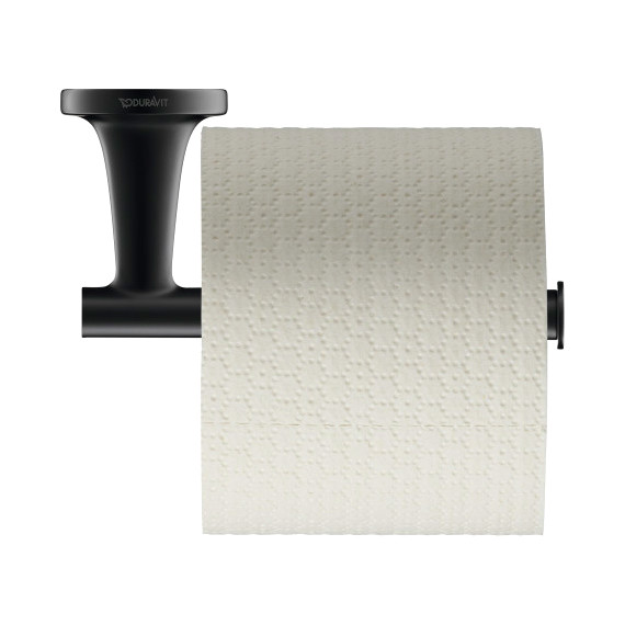 Держатель для туалетной бумаги Duravit Starck T 0099374600, чёрный матовый - фото 4