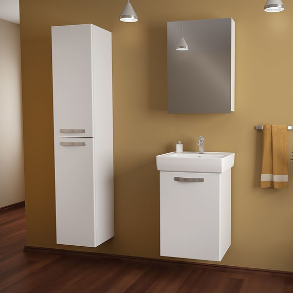 Зеркало-шкаф Dreja Almi 50 см 99.9008, белый глянец - фото 4