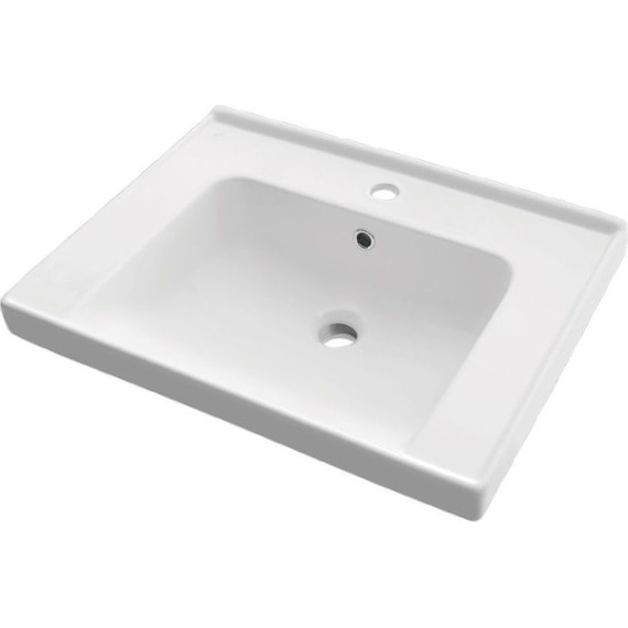 Тумба подвесная с раковиной Dreja Grace 60 см 99.0909, белый глянец - фото 3