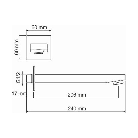 Излив для ванны WasserKraft A091 - фото 2