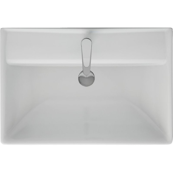 Тумба подвесная с раковиной Dreja Q 70 см 99.0002, белый глянец - фото 7