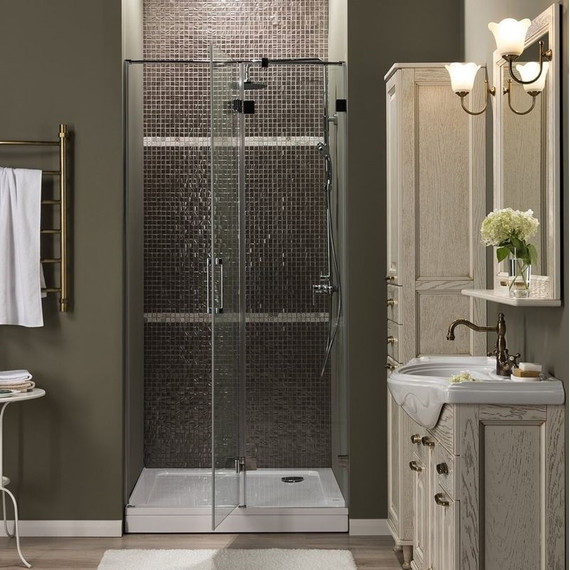 Душевая дверь Aquanet Beta NWD6221 100 см (стекло 8 мм) хром/прозрачное L - фото 5