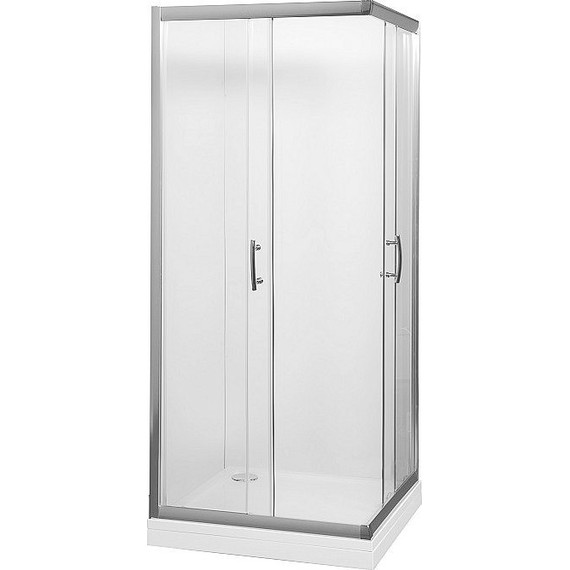 Душевое ограждение Aquanet Alfa Cube NAA1142 100x100 см, хром/прозрачное - фото 3