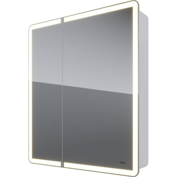 Зеркало-шкаф Dreja Point Led 70 см 99.9033, белый глянец - фото 