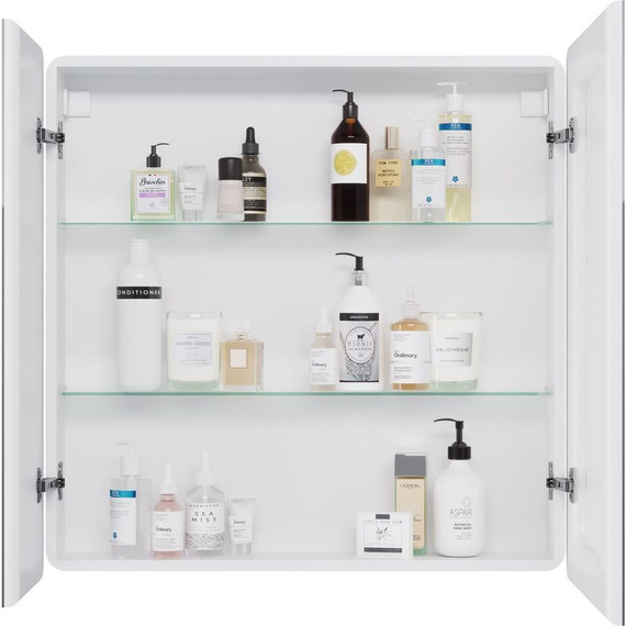 Зеркало-шкаф Dreja Point Led 80 см 99.9034, белый глянец - фото 5