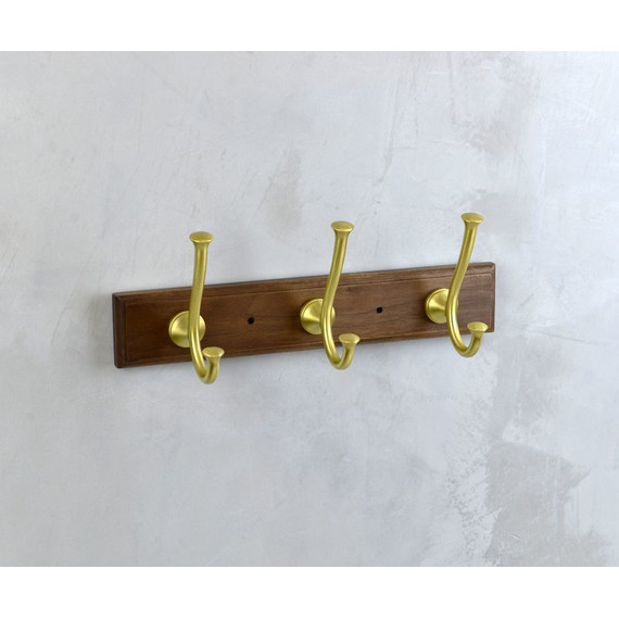 Набор крючков Bronze de Luxe Forest 10708G, цвет орех/золото матовое - фото 2