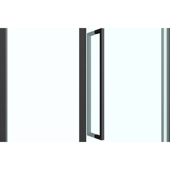 Душевое ограждение Abber Ewiges Wasser 80х80 см AG05080B, черный/прозрачное - фото 9