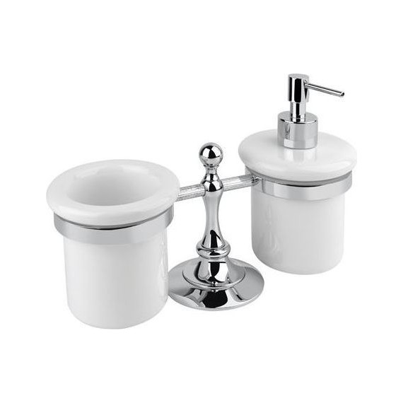 Дозатор для жидкого мыла со стаканом Cezares Olimp OLIMP-TDT-01-M - фото 