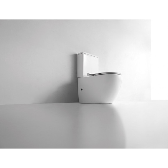 Унитаз-компакт CeramaLux NS-2176 с крышкой микролифт, Цвет производителя: белый - фото 10