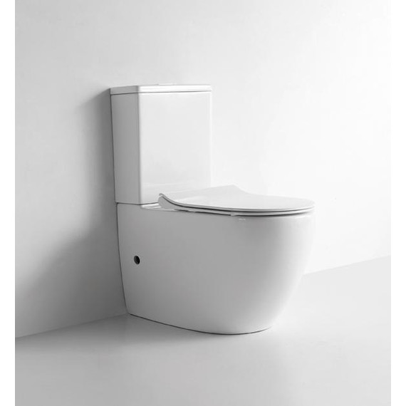 Унитаз-компакт CeramaLux NS-2176 с крышкой микролифт, Цвет производителя: белый - фото 12