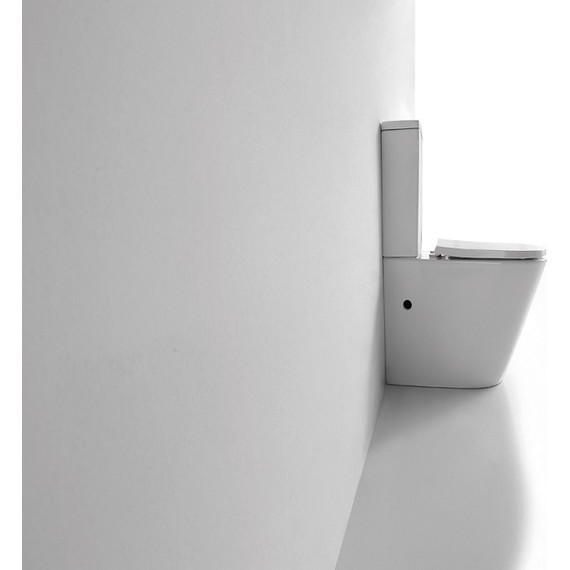 Унитаз-компакт CeramaLux Rimless NS-2178 с крышкой микролифт (арматура Geberit) - фото 6