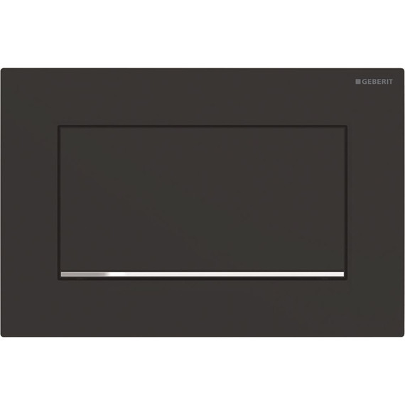 Кнопка смыва Geberit Sigma 30 115.893.14.1, черный матовый/хром - фото 
