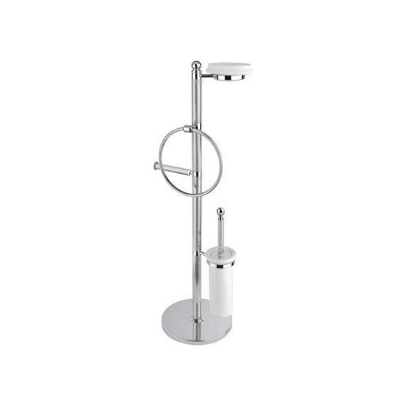 Стойка с держателем и ёршиком Cezares Olimp OLIMP-WBS-01-M - фото 