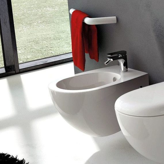 Биде подвесное ArtCeram File 2.0 FLB001 01 30, белый глянцевый - фото 4