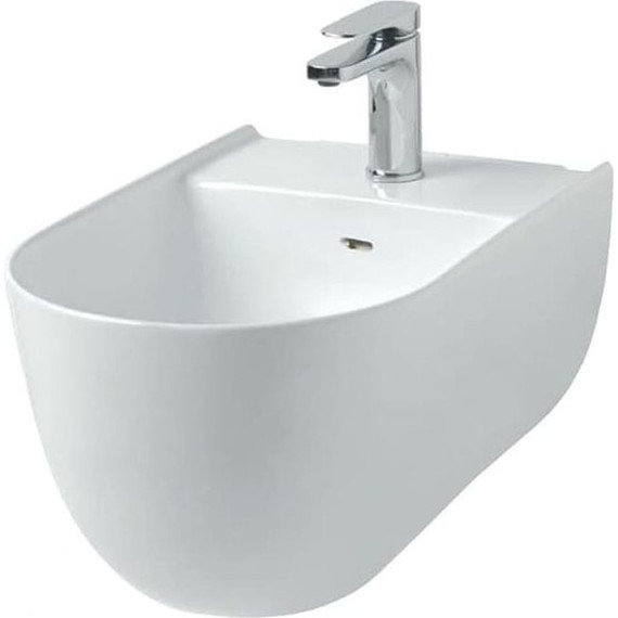 Биде подвесное ArtCeram The One THB001 05 00 bi matt *1, белый матовый - фото 