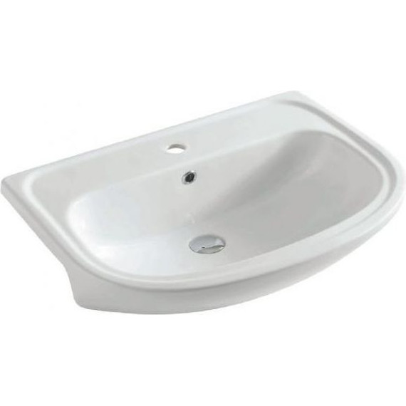 Раковина врезная на столешницу Artceram Washbasins Apollo 66 см APL001 01 00 bi*1 - фото 