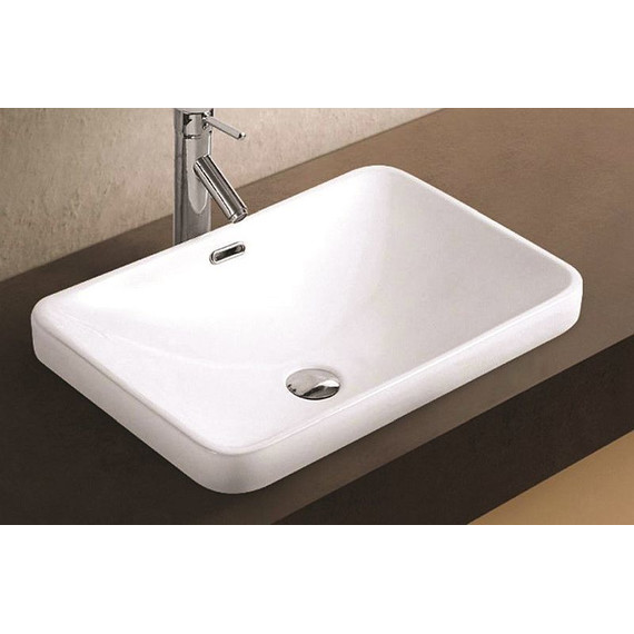 Раковина врезная на столешницу CeramaLux N 58 см 78441 - фото 2