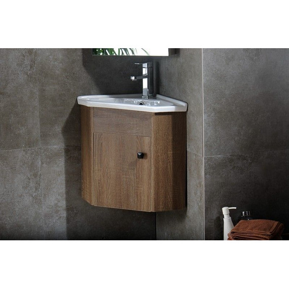 Раковина угловая CeramaLux N 41 см 9068B - фото 2