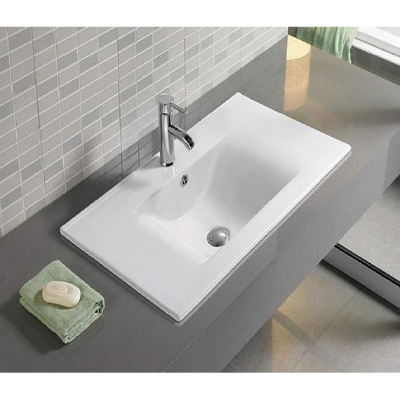 Раковина врезная на столешницу CeramaLux N 71 см JY-807-70 - фото 2