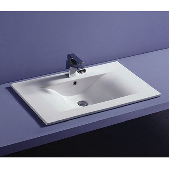 Раковина врезная на столешницу CeramaLux N 76 см JY-807-75 - фото 2