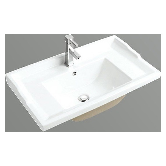 Раковина врезная на столешницу CeramaLux N 90 см NYJ840-90 - фото 