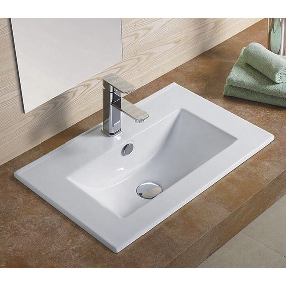 Раковина врезная на столешницу CeramaLux N 71 см YJ-803-70 - фото 2