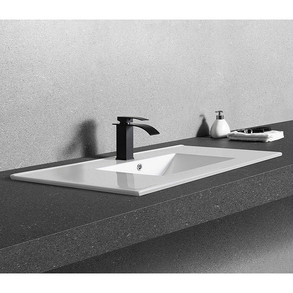 Раковина врезная на столешницу CeramaLux N 81 см YJ-803-80 - фото 3