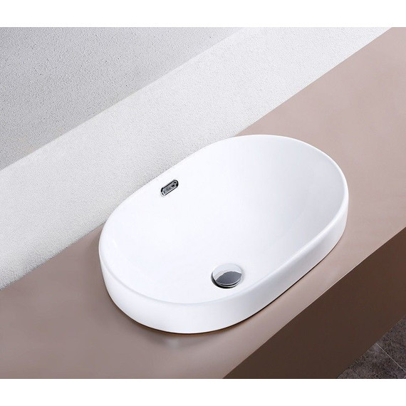 Раковина врезная на столешницу CeramaLux N 61 см 5006C - фото 3