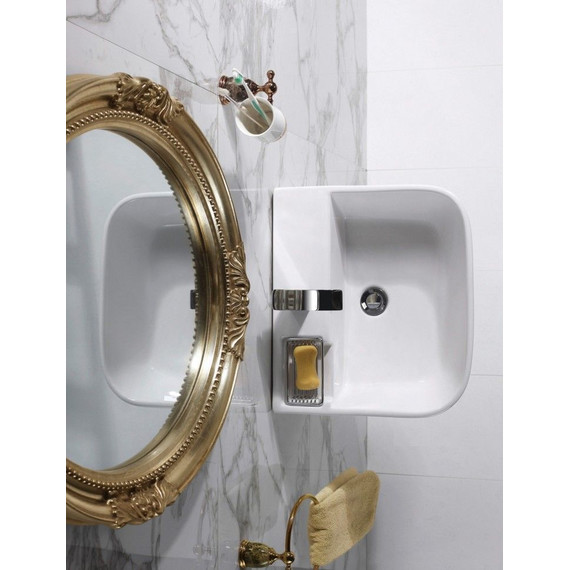 Раковина напольная CeramaLux N 34 см G-515 - фото 4