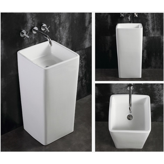 Раковина напольная CeramaLux N 40 см P7005L - фото 5