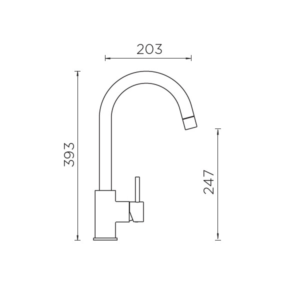 Смеситель для кухни Schock Plutos-D 710437, альпина - фото 2