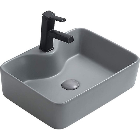 Раковина-чаша CeramaLux NC 48 см 7291MH-5, светло-серый - фото 