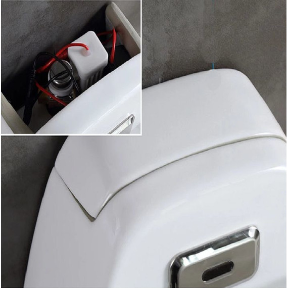 Писсуар подвесной сенсорный CeramaLux X546P (слив в стену) - фото 4