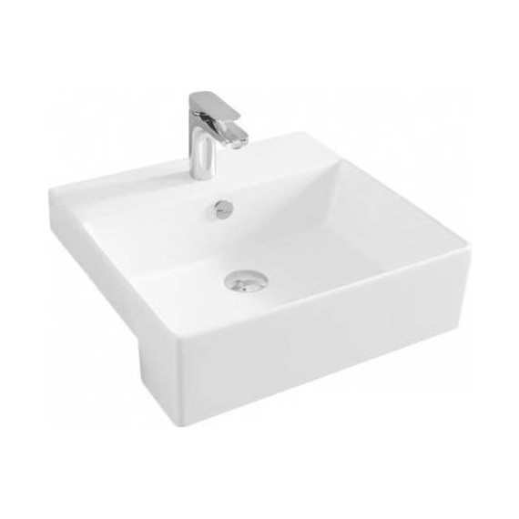 Раковина врезная на столешницу Artceram Quadro Semincasso 50 см QUL004 01 00 - фото 