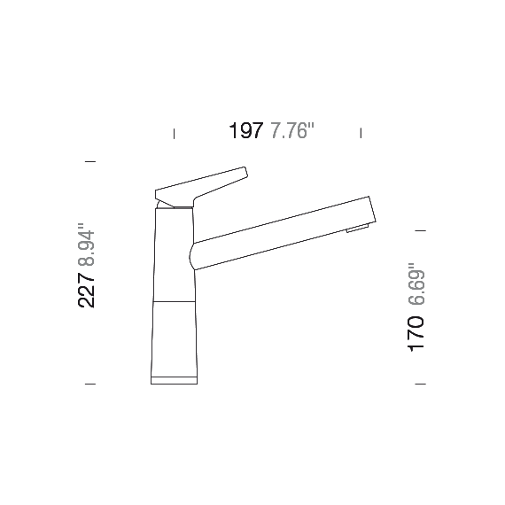 Смеситель для кухни Schock SC-510 710478, хром/лунный камень - фото 2