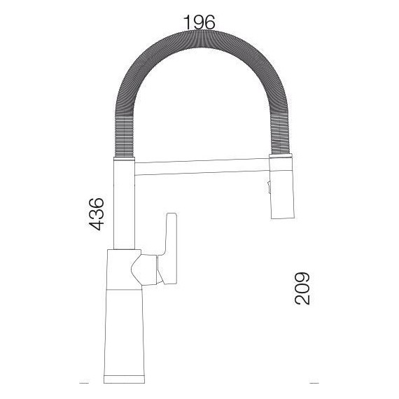 Смеситель для кухни Schock SC-550 710504, хром/лунный камень - фото 2