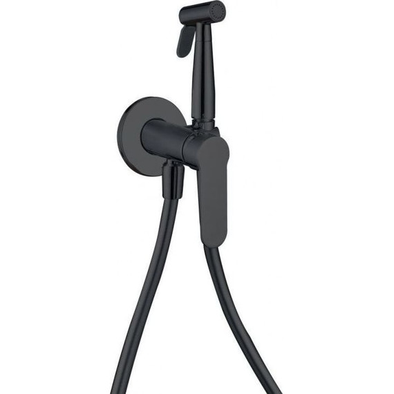 Набор для гигиенического душа Aquanet Passion AF300-52B 243316, чёрный матовый - фото 