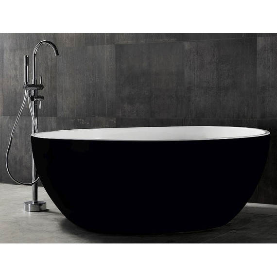 Ванна отдельностоящая Abber AB9279MB 150x150 см, черный матовый - фото 