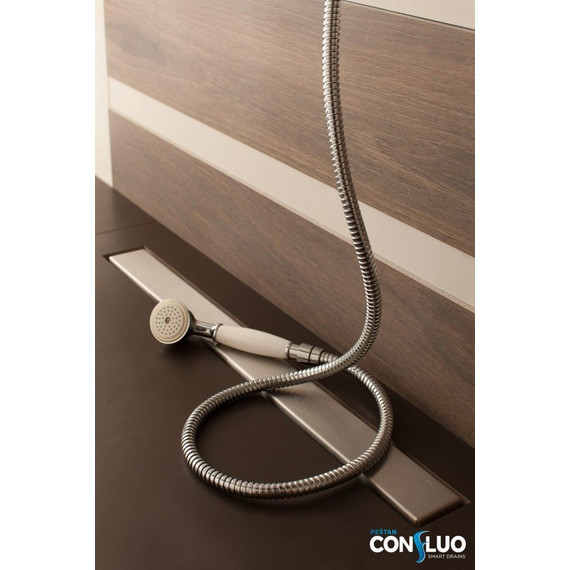 Трап Pestan (BETTOSERB) Confluo Frameless Line 85 см 13701233, хром матовый (под плитку), Цвет производителя: хром, Размер трапа: 900 - фото 15