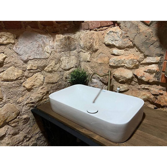 Раковина-чаша Pestan Fluenta 61 см 40008299, белый бриллиант - фото 8