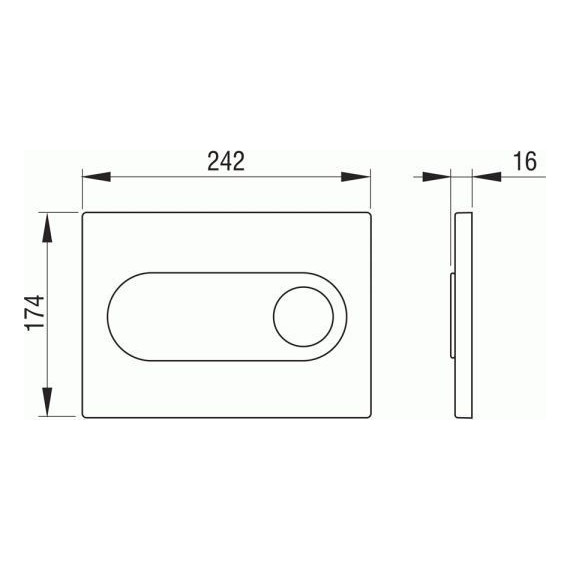 Инсталляция для унитаза Pestan Fluenta SET40006356OW (кнопка Onyx белая) - фото 6