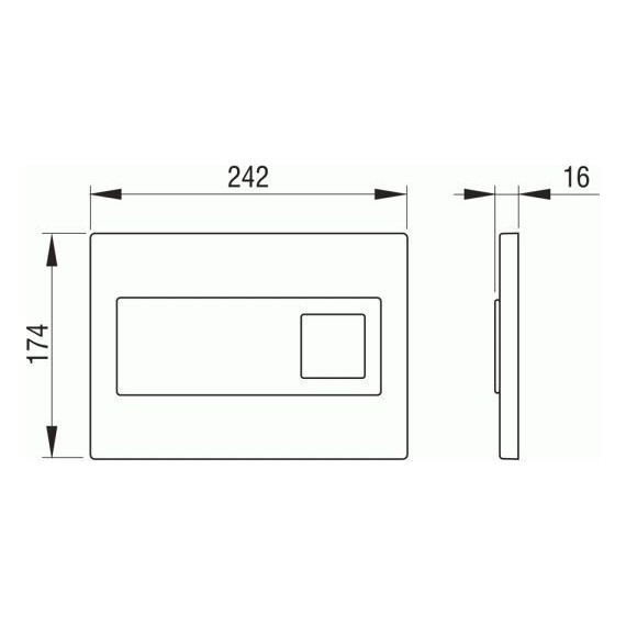 Инсталляция с подвесным унитазом Pestan Fluenta Rimless SET40006661DB (кнопка Diamond черная) - фото 9