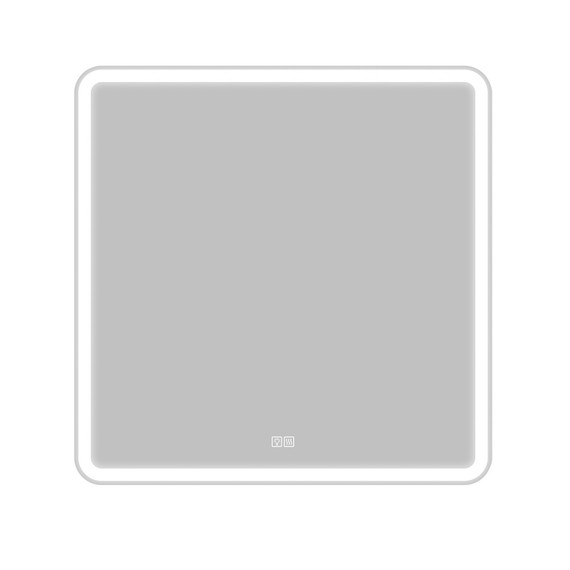 Зеркало BelBagno 80x80 см SPC-MAR-800-800-LED-TCH-WARM - фото 
