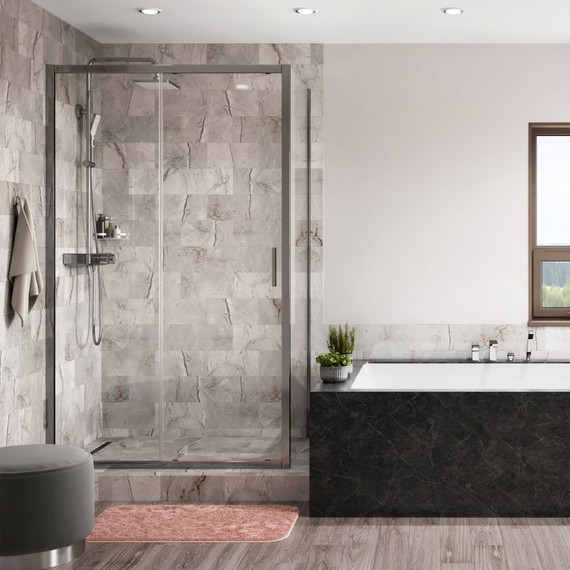 Душевое ограждение WasserKraft Main 130x90 см 41S33, хром/прозрачное - фото 2