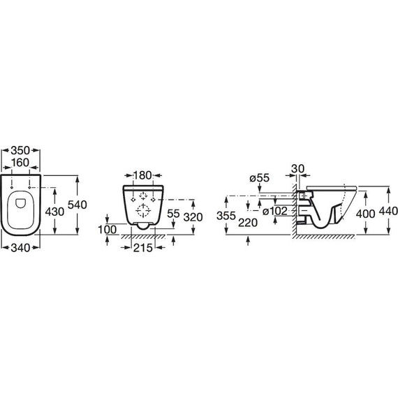 Инсталляция с подвесным унитазом комплект: Grohe Rapid SL 38772001 с подвесным унитазом Roca Gap 346477000 сиденье микролифт, крепление, кнопка смыва хром - фото 8