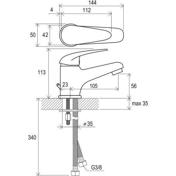 Набор смесителей 3 в 1 для душа Ravak Set Suzan D 70508019 - фото 13