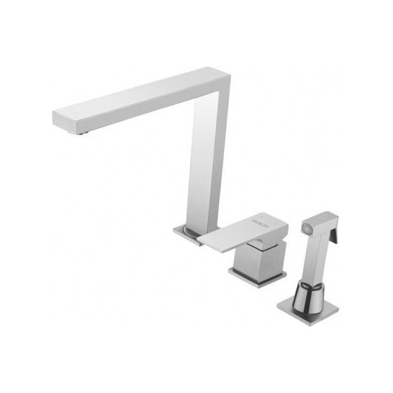 Смеситель для кухни Oulin OL-CS9622K, сатин - фото 